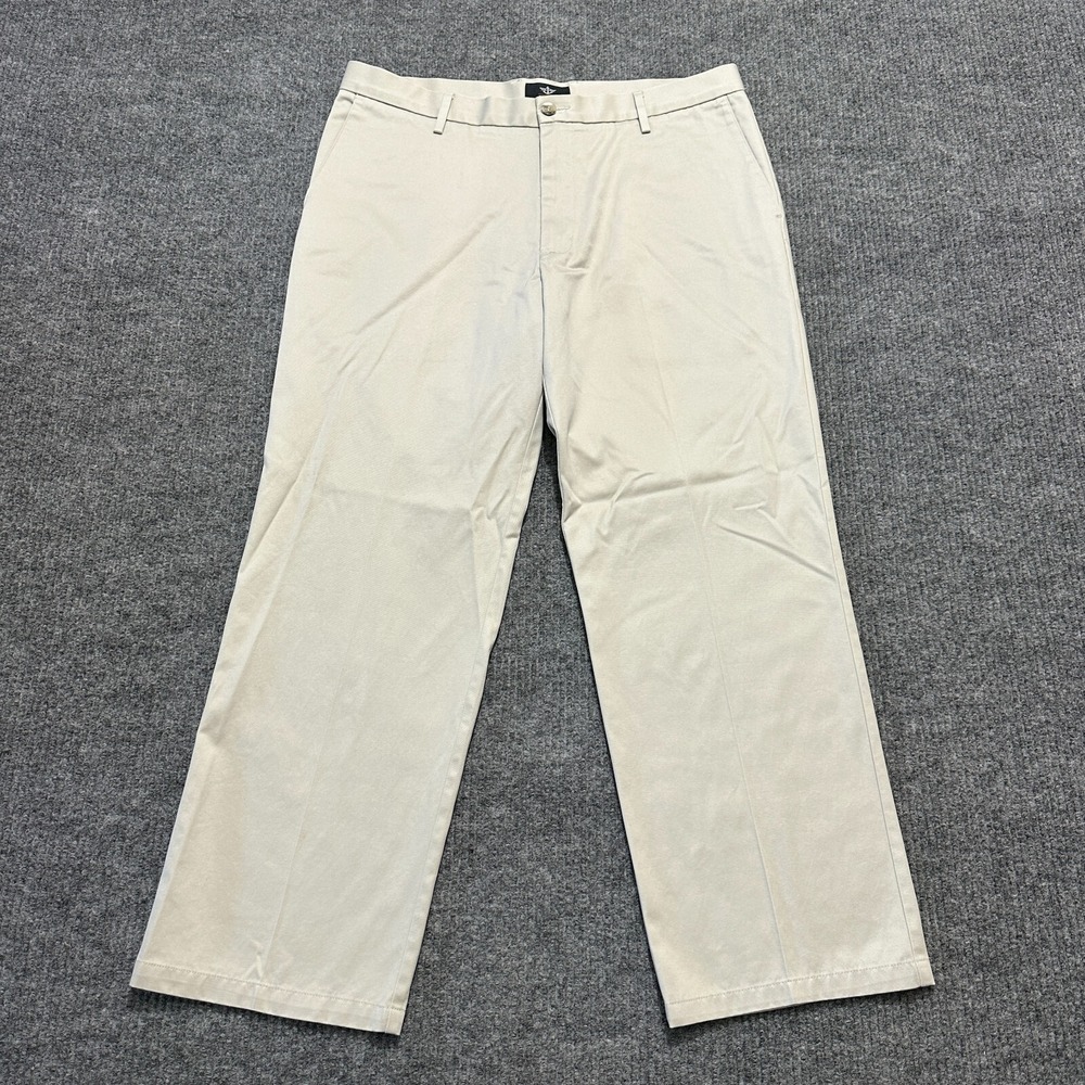 Dockers D2 Mens Signature Khaki Pants Size 36x29 Beige Straight Fit Mid Rise